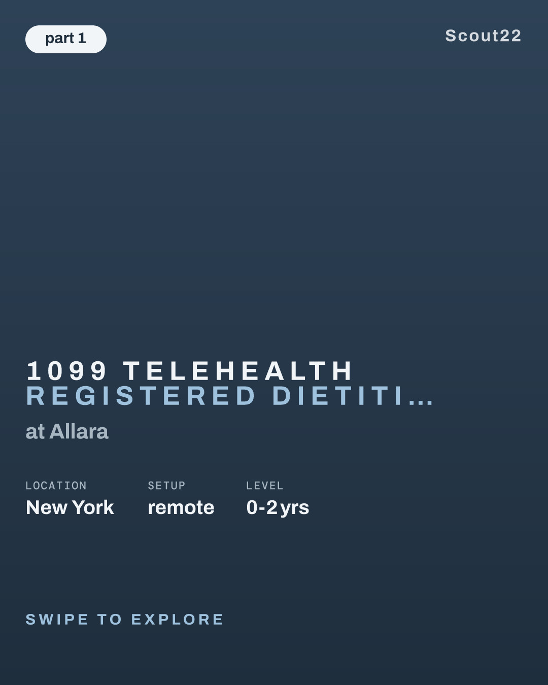 1099 Telehealth Registered Dietitian | Evenings, Fridays, and/or Weekends at Allara