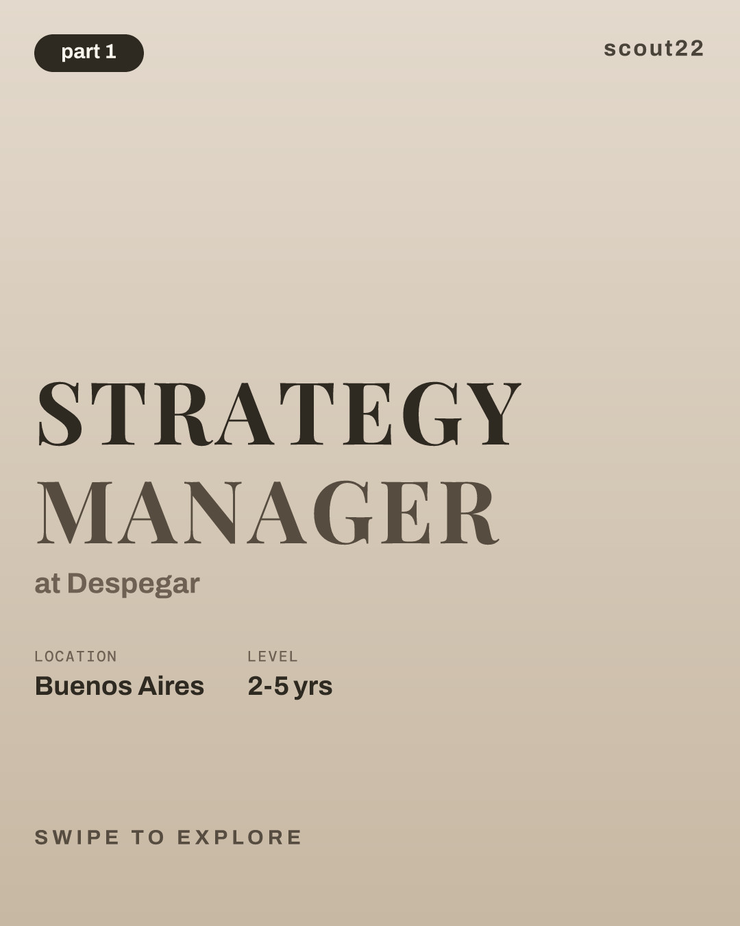 Strategy Manager at Despegar