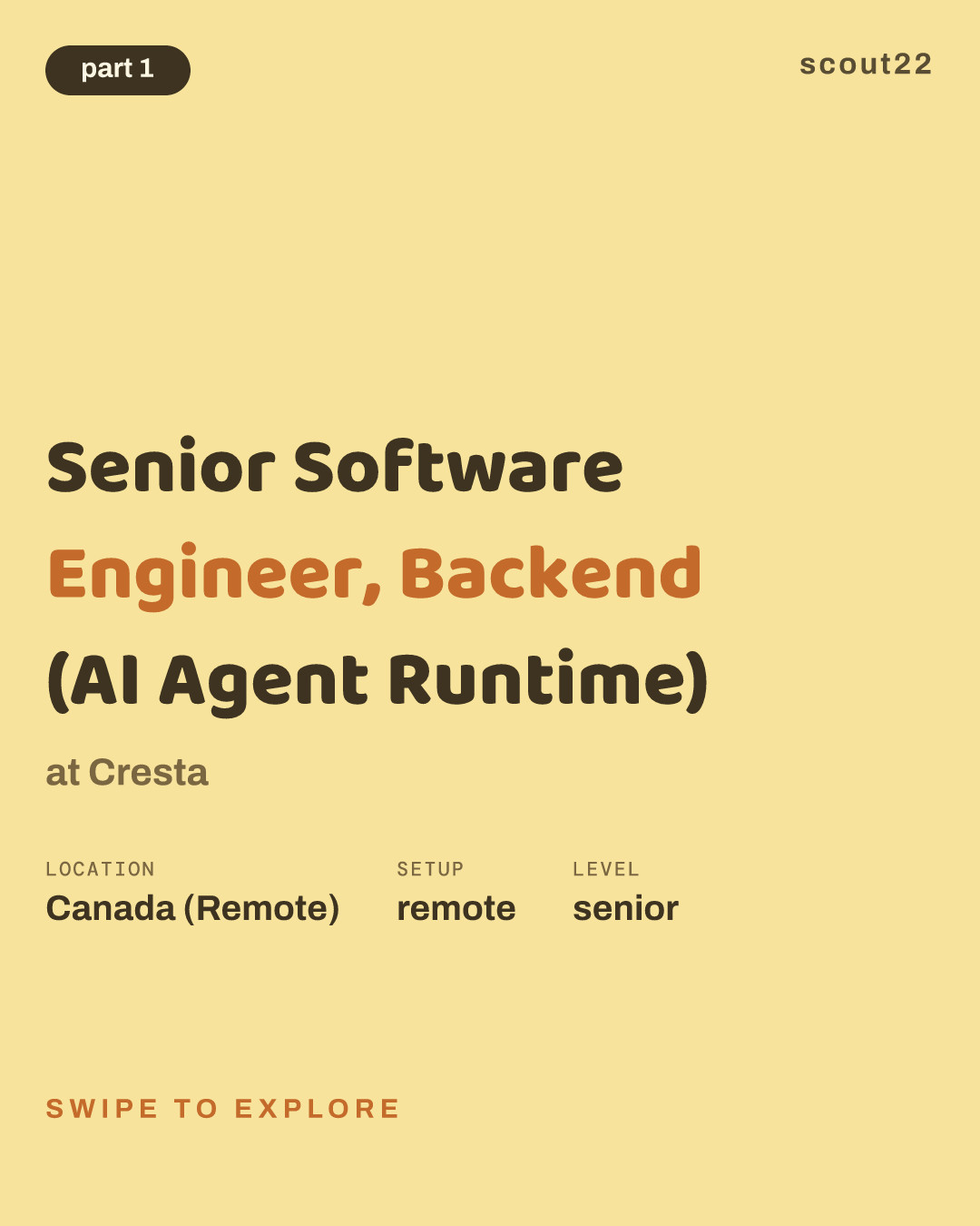 Senior Software Engineer, Backend (AI Agent Runtime) at Cresta