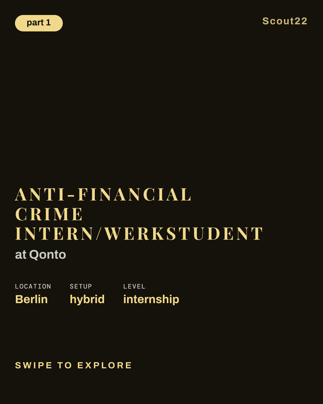 Anti-Financial Crime Intern/Werkstudent at Qonto