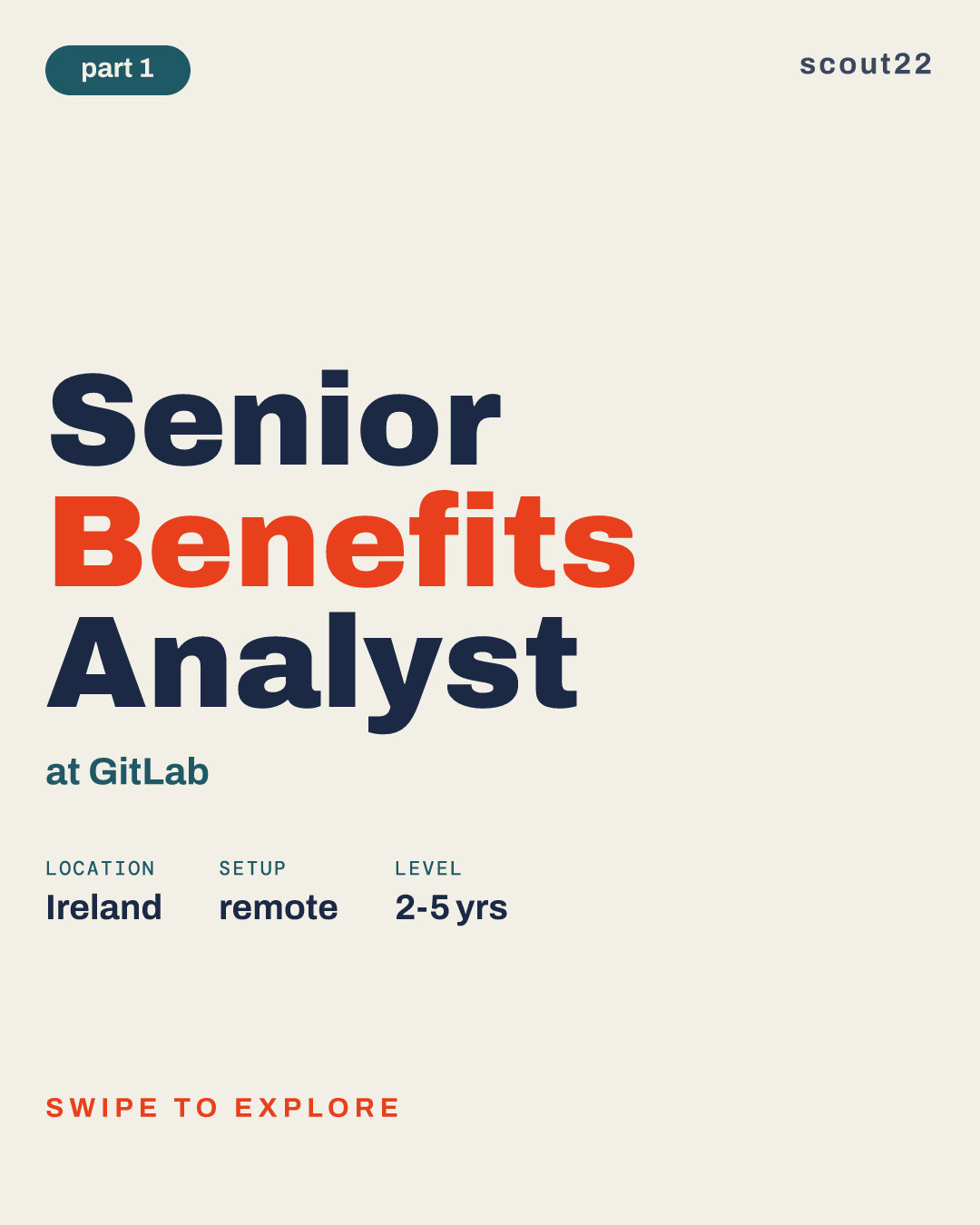 Senior Benefits Analyst at GitLab