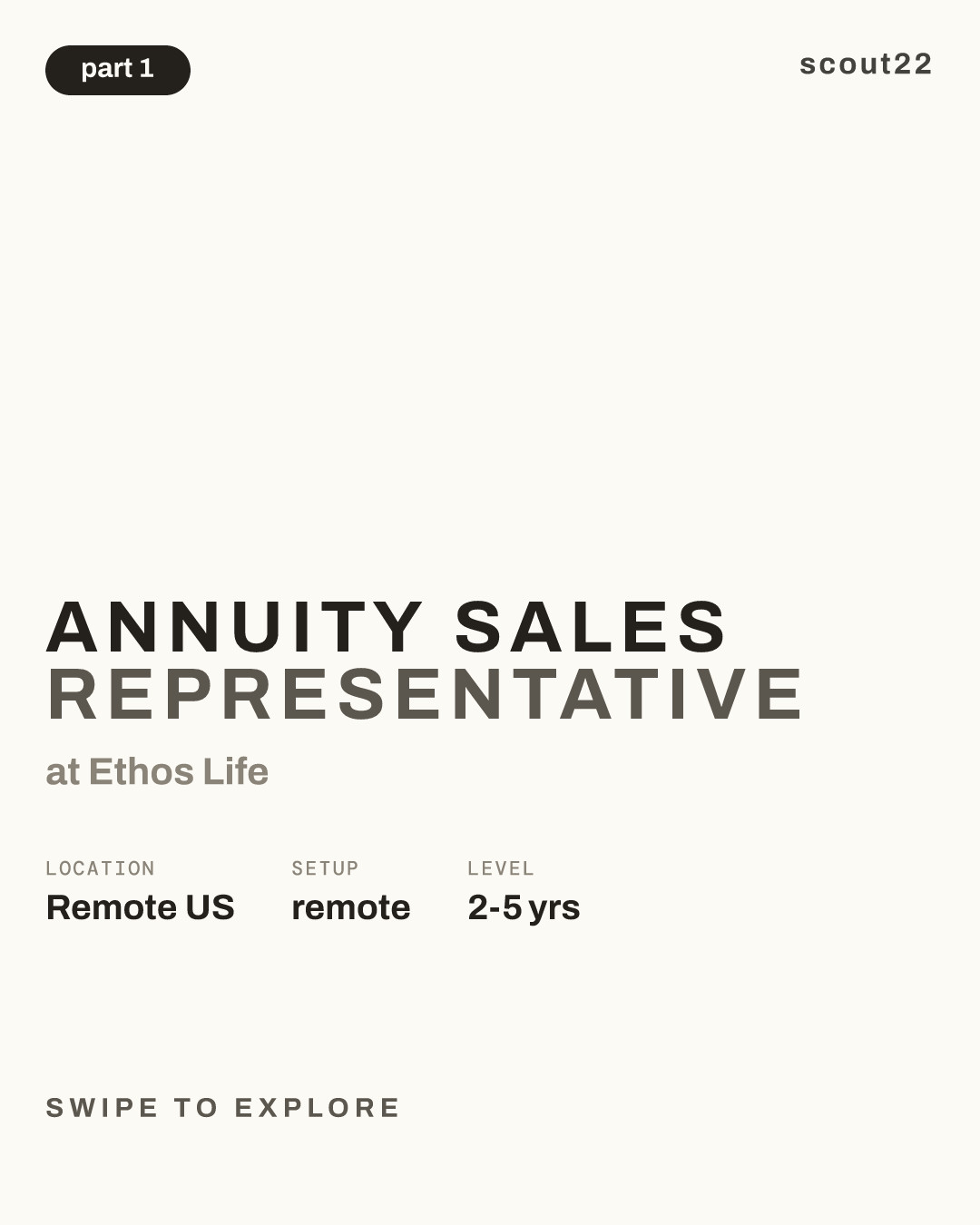Annuity Sales Representative at Ethos Life