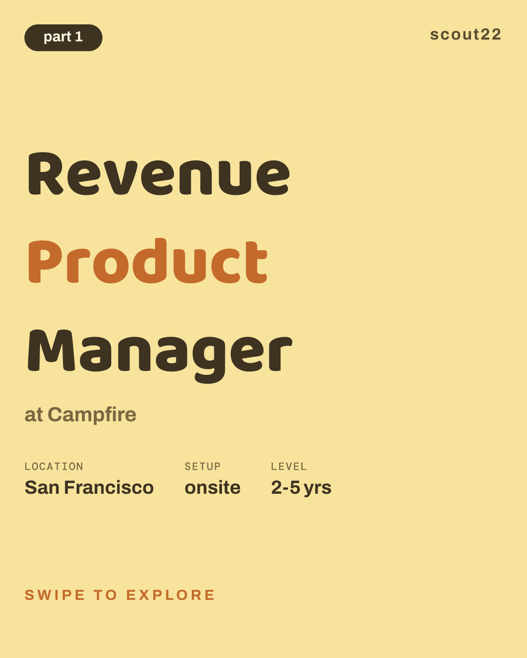 Revenue Product Manager at Campfire