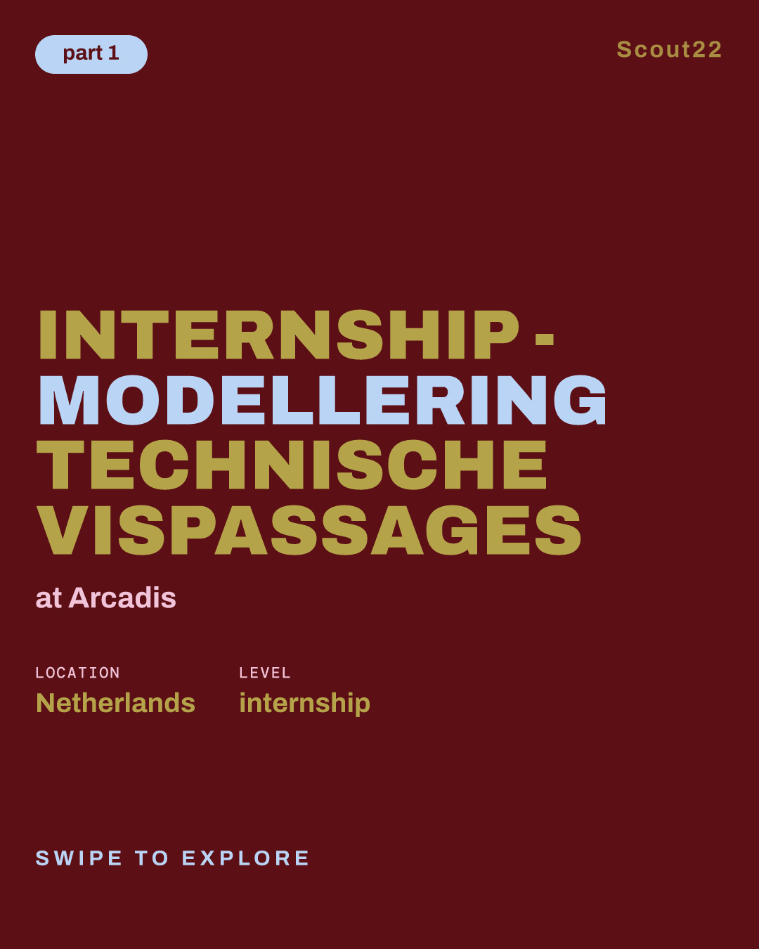 Internship - Modellering technische vispassages at Arcadis