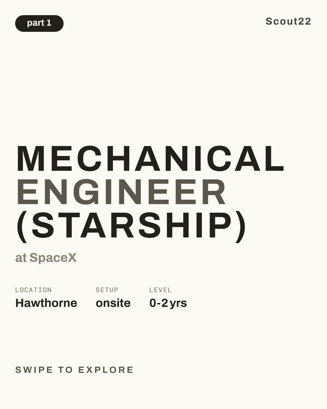 Mechanical Engineer (Starship) at SpaceX