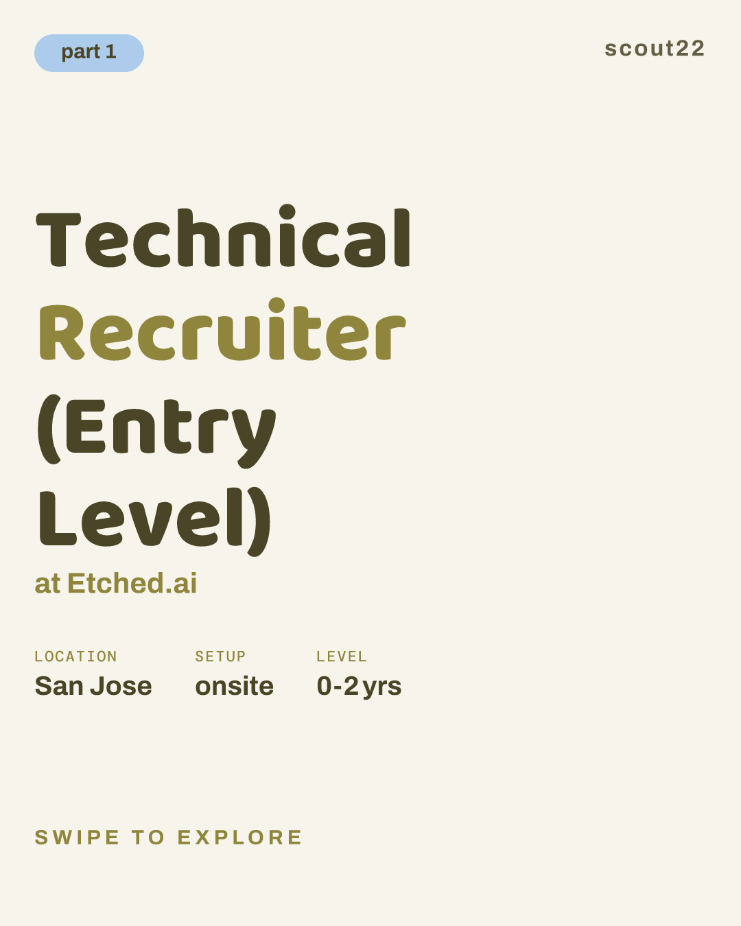 Technical Recruiter (Entry Level) at Etched.ai