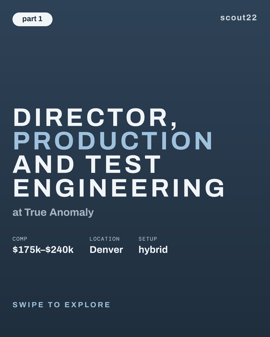 Director, Production and Test Engineering at True Anomaly