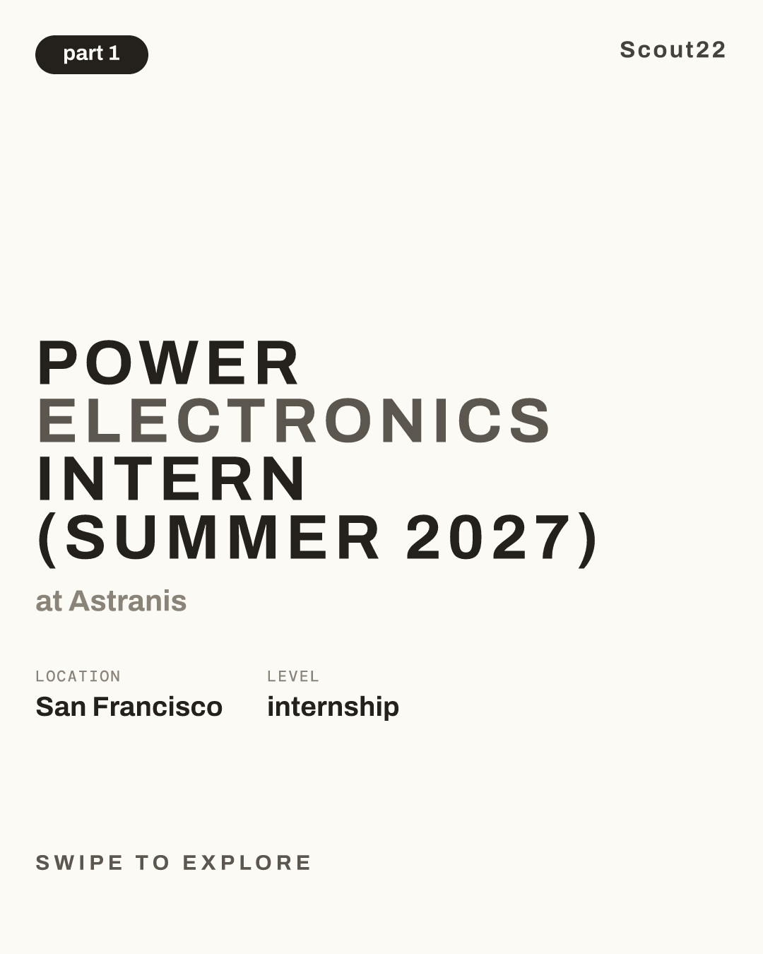 Power Electronics Intern (Summer 2027) at Astranis