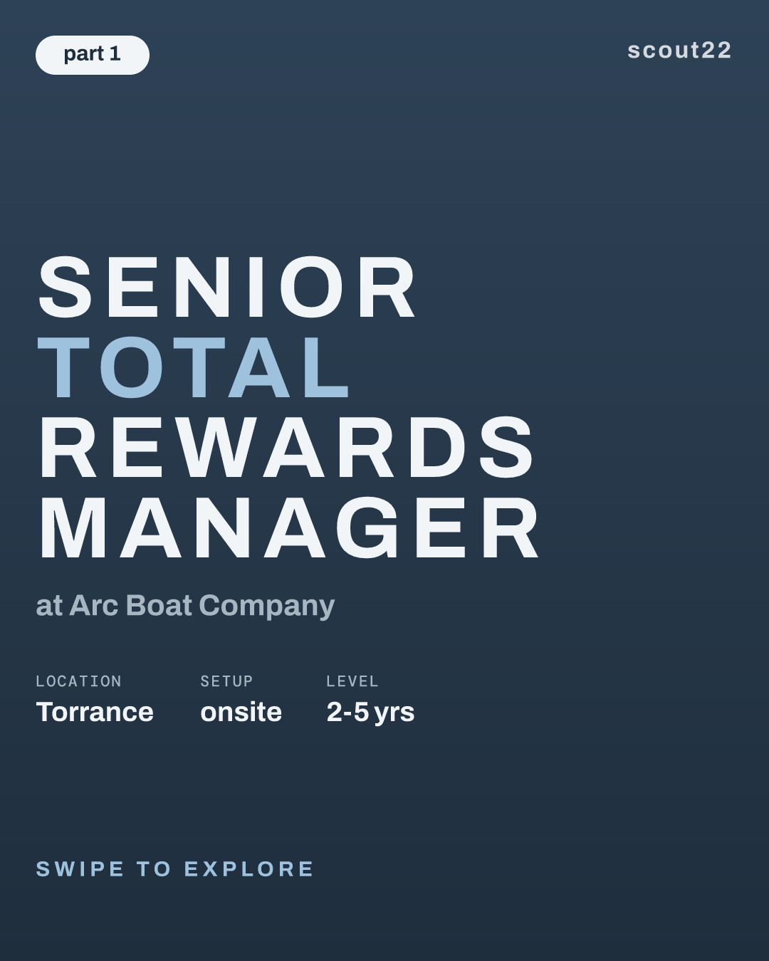 Senior Total Rewards Manager at Arc Boat Company