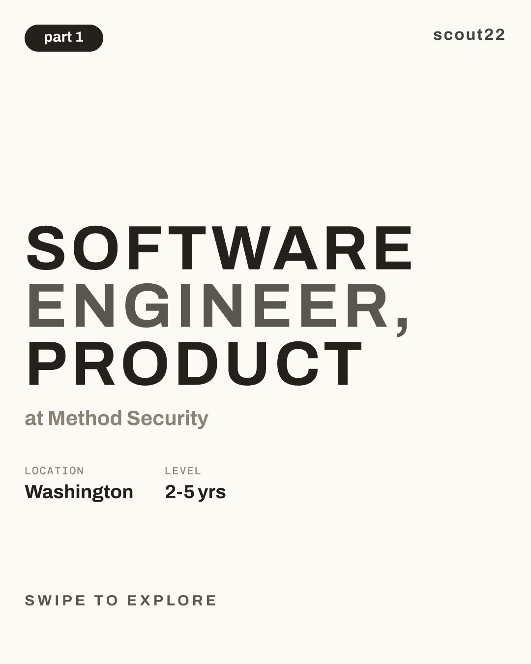Software Engineer, Product at Method Security