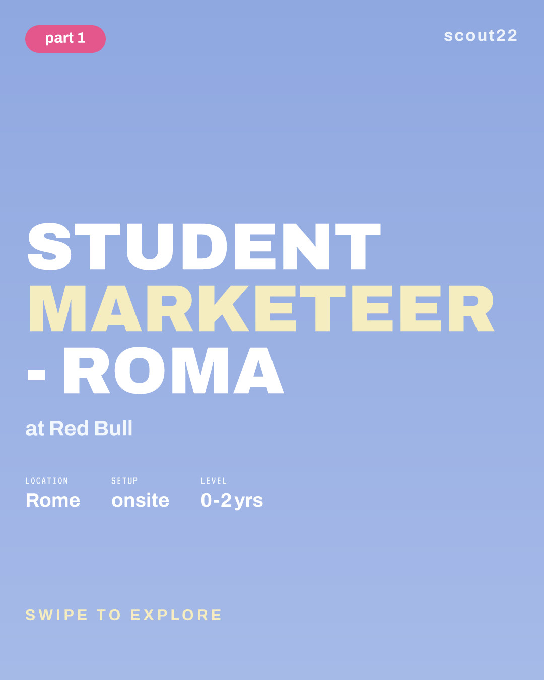 STUDENT MARKETEER - Roma at Red Bull