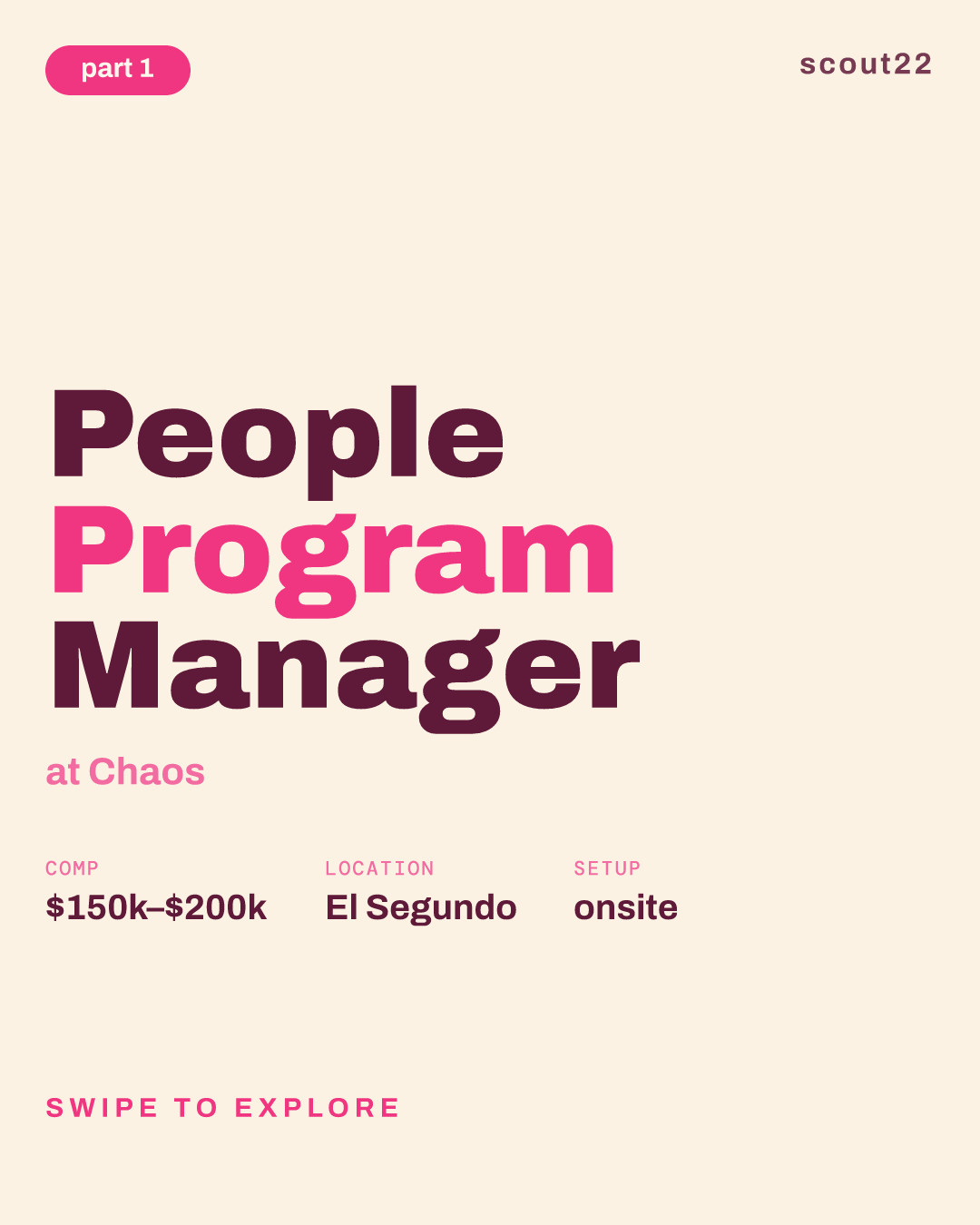 People Program Manager at Chaos