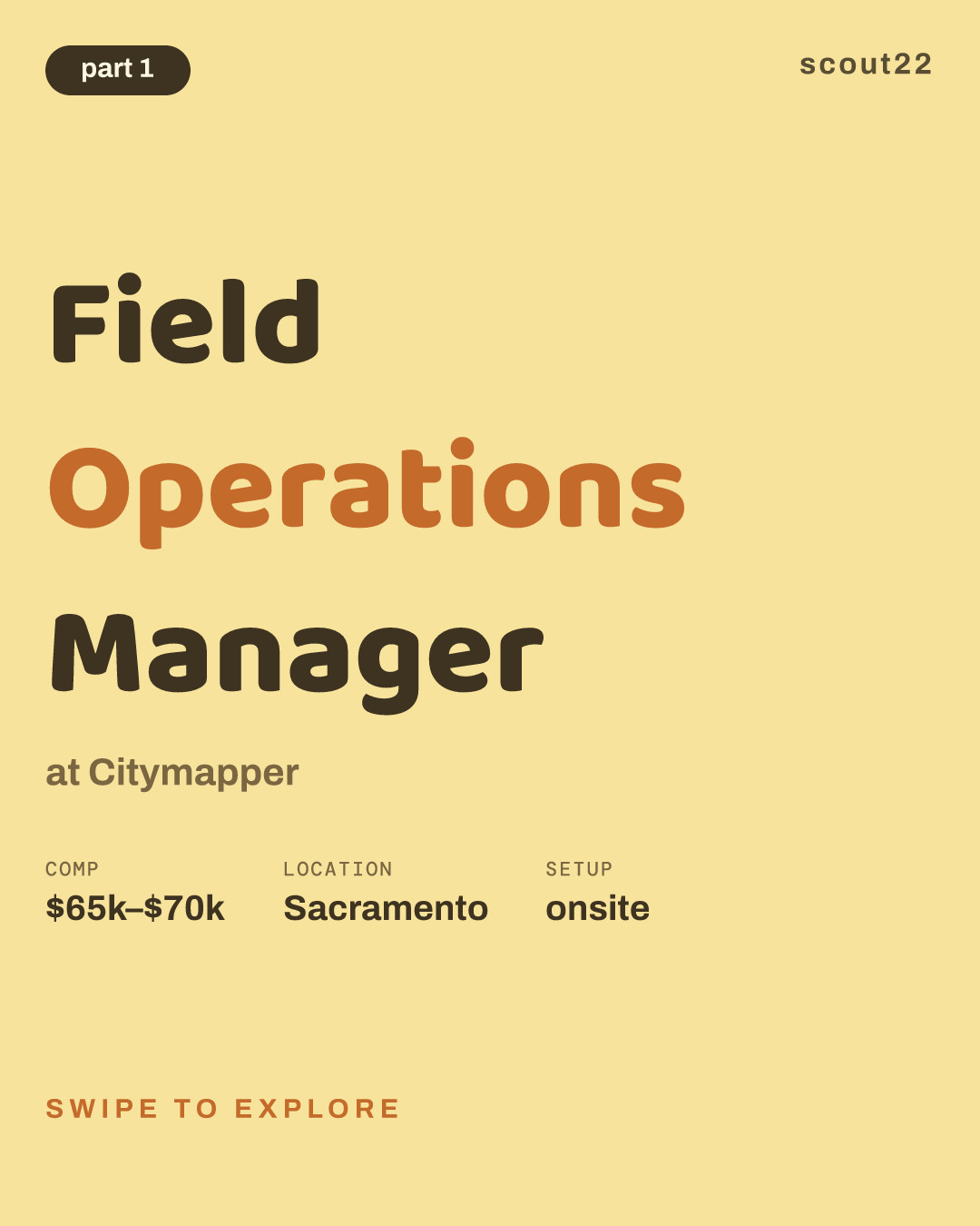 Field Operations Manager at Citymapper