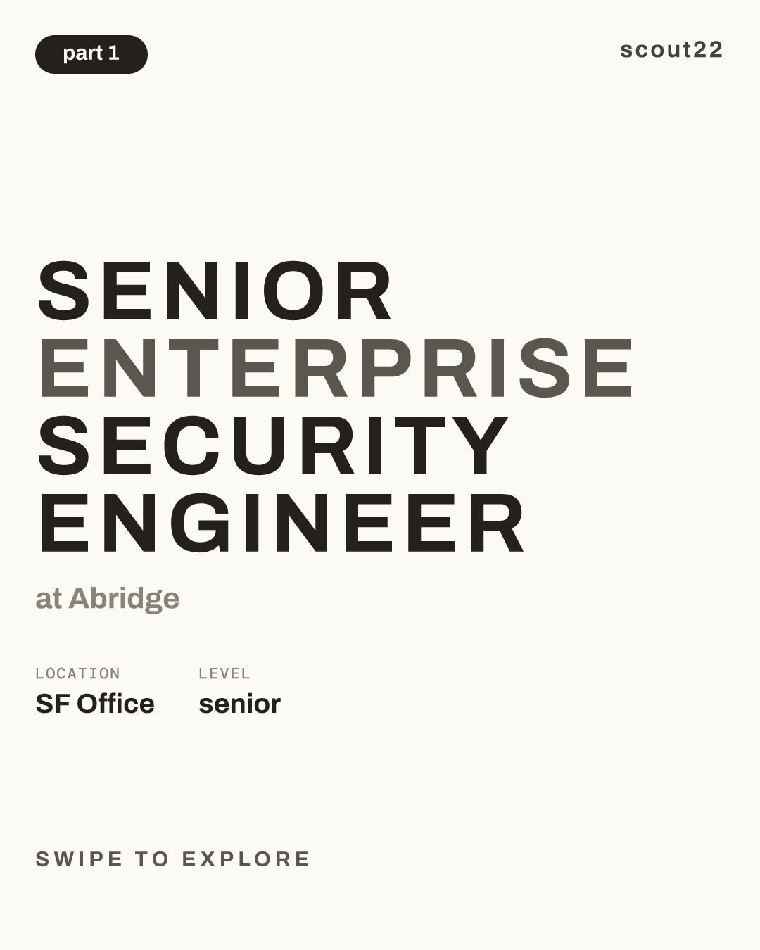 Senior Enterprise Security Engineer at Abridge