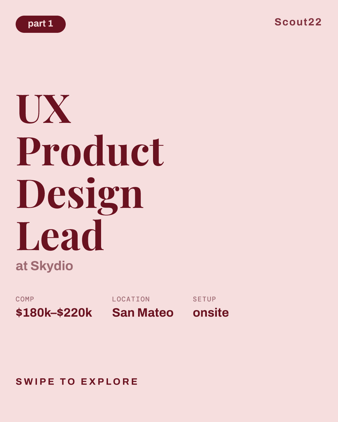UX Product Design Lead at Skydio