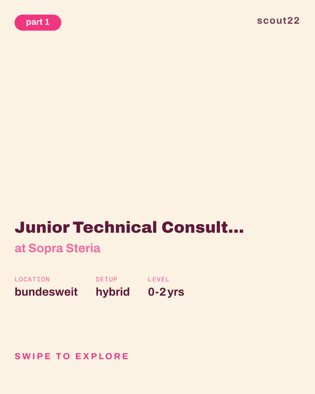 Junior Technical Consultant CxM (m/w/d) at Sopra Steria