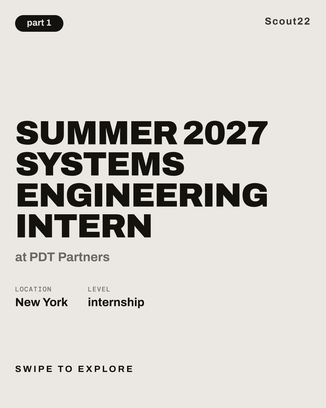 Summer 2027 Systems Engineering Intern at PDT Partners