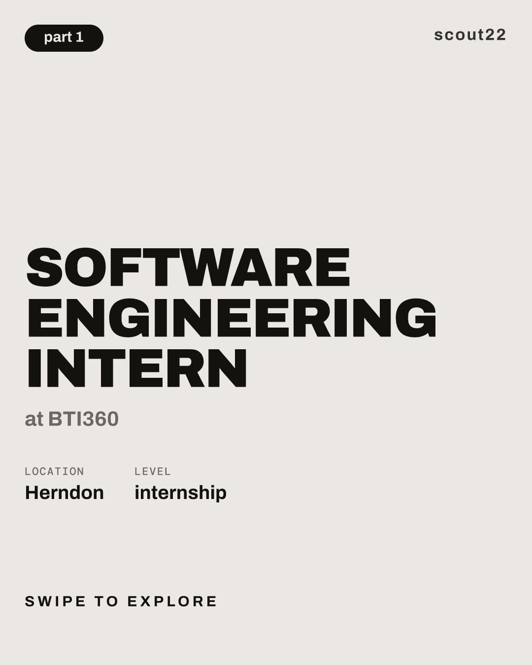 Software Engineering Intern at BTI360