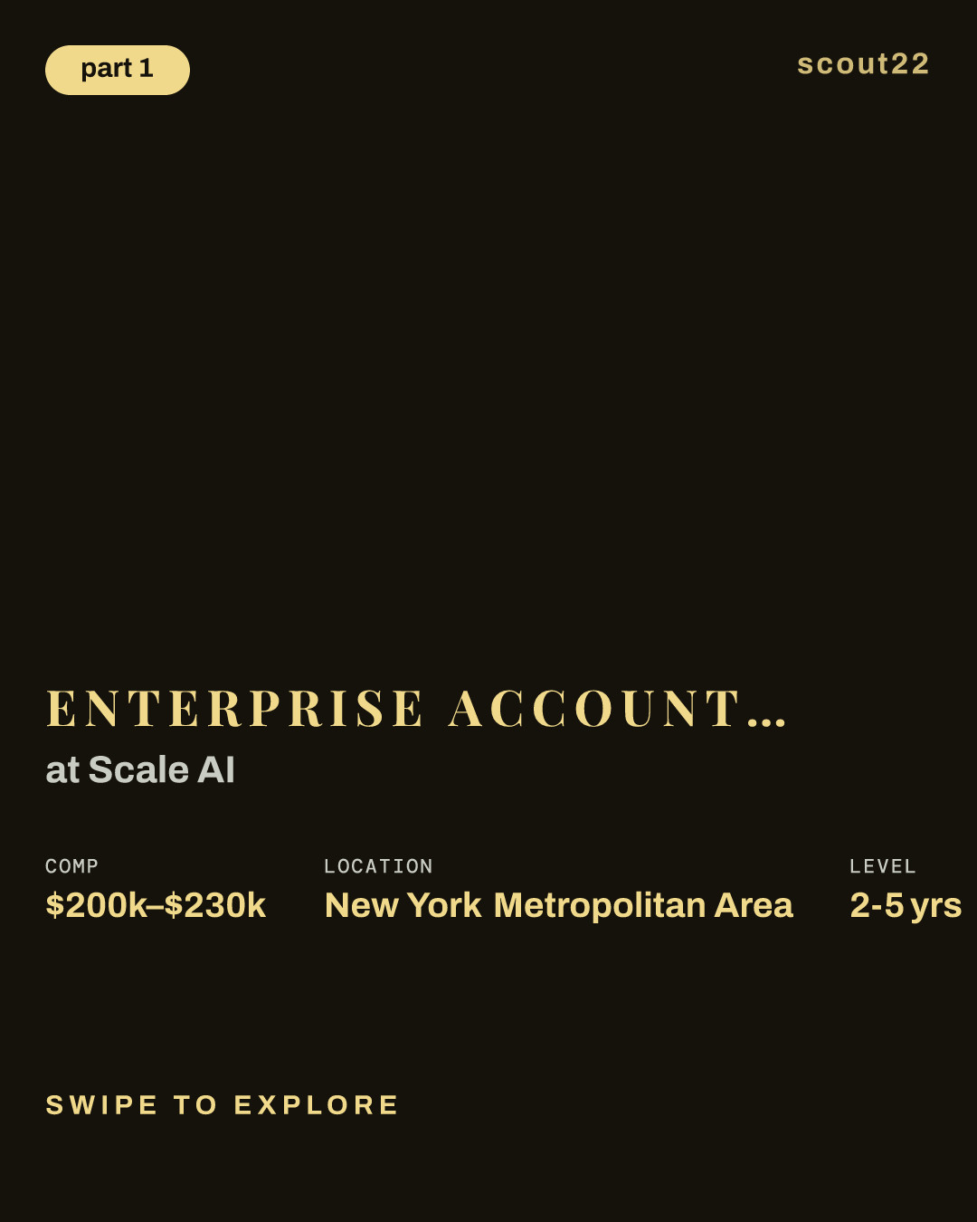 Enterprise Account Executive (Financial Services) at Scale AI