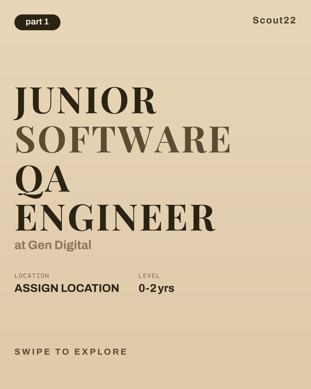 Junior Software QA Engineer at Gen Digital
