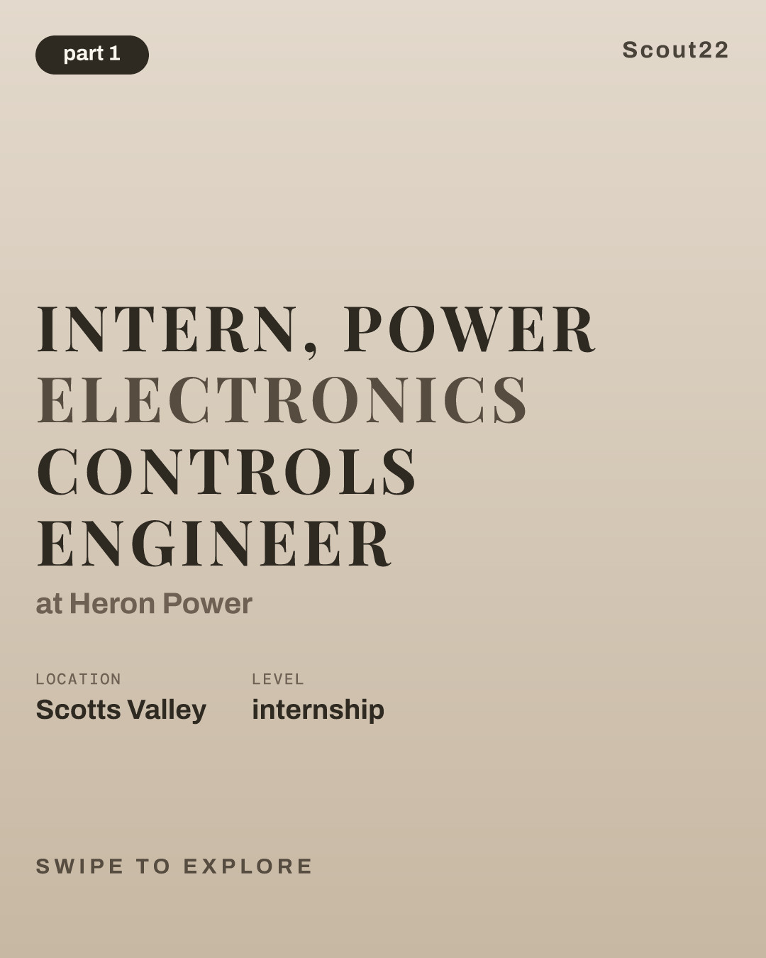 Intern, Power Electronics Controls Engineer at Heron Power