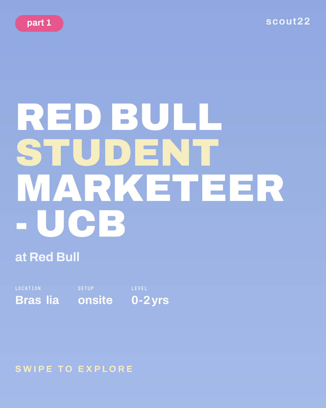 Red Bull Student Marketeer  - UCB at Red Bull