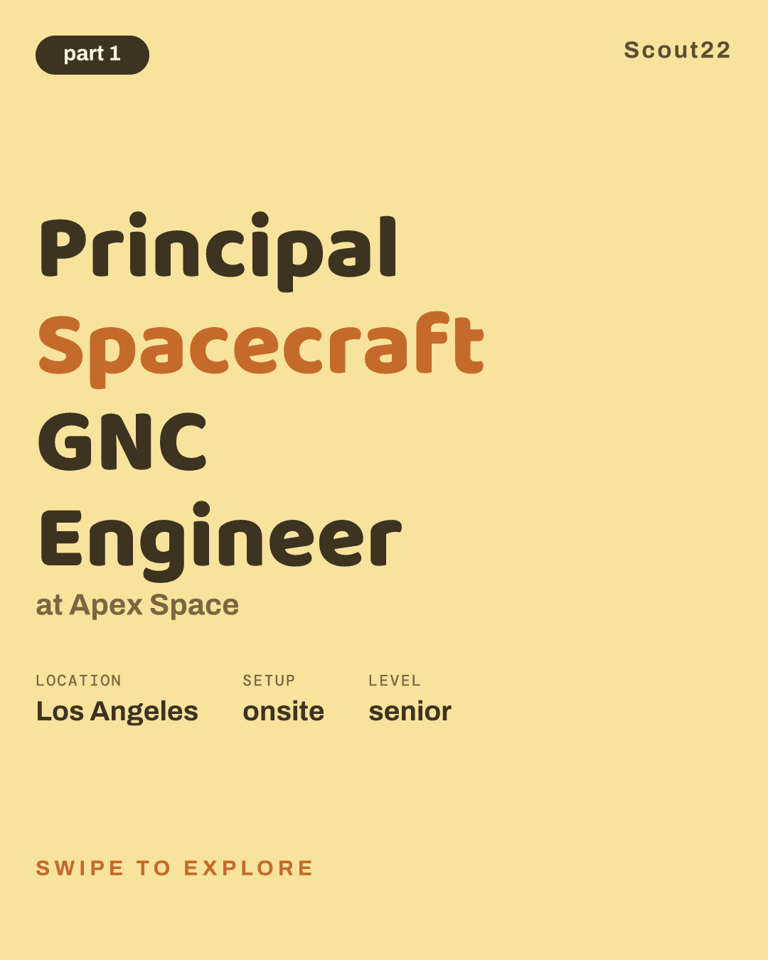 Principal Spacecraft GNC Engineer at Apex Space