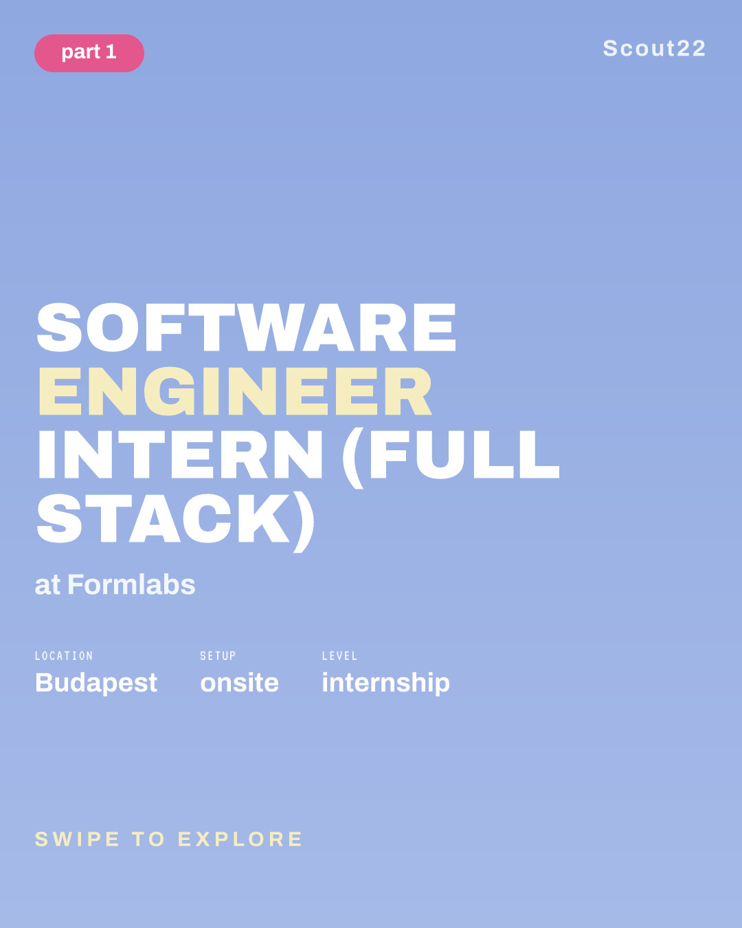 Software Engineer Intern (Full stack) at Formlabs