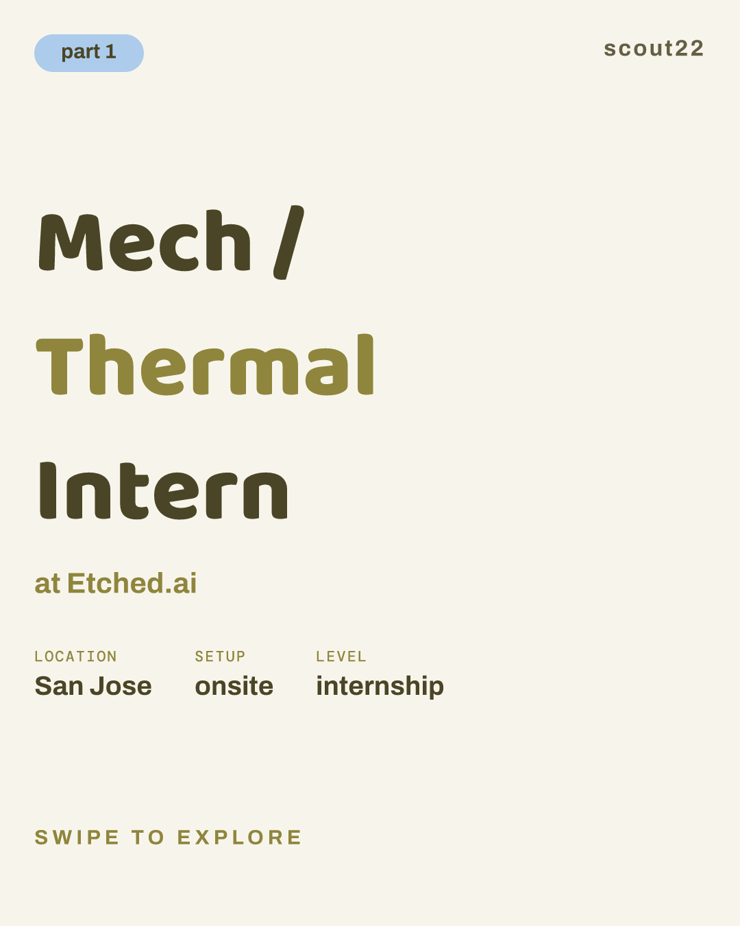 Mech / Thermal Intern at Etched.ai