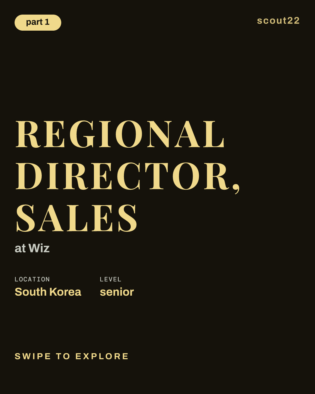 Regional Director, Sales at Wiz