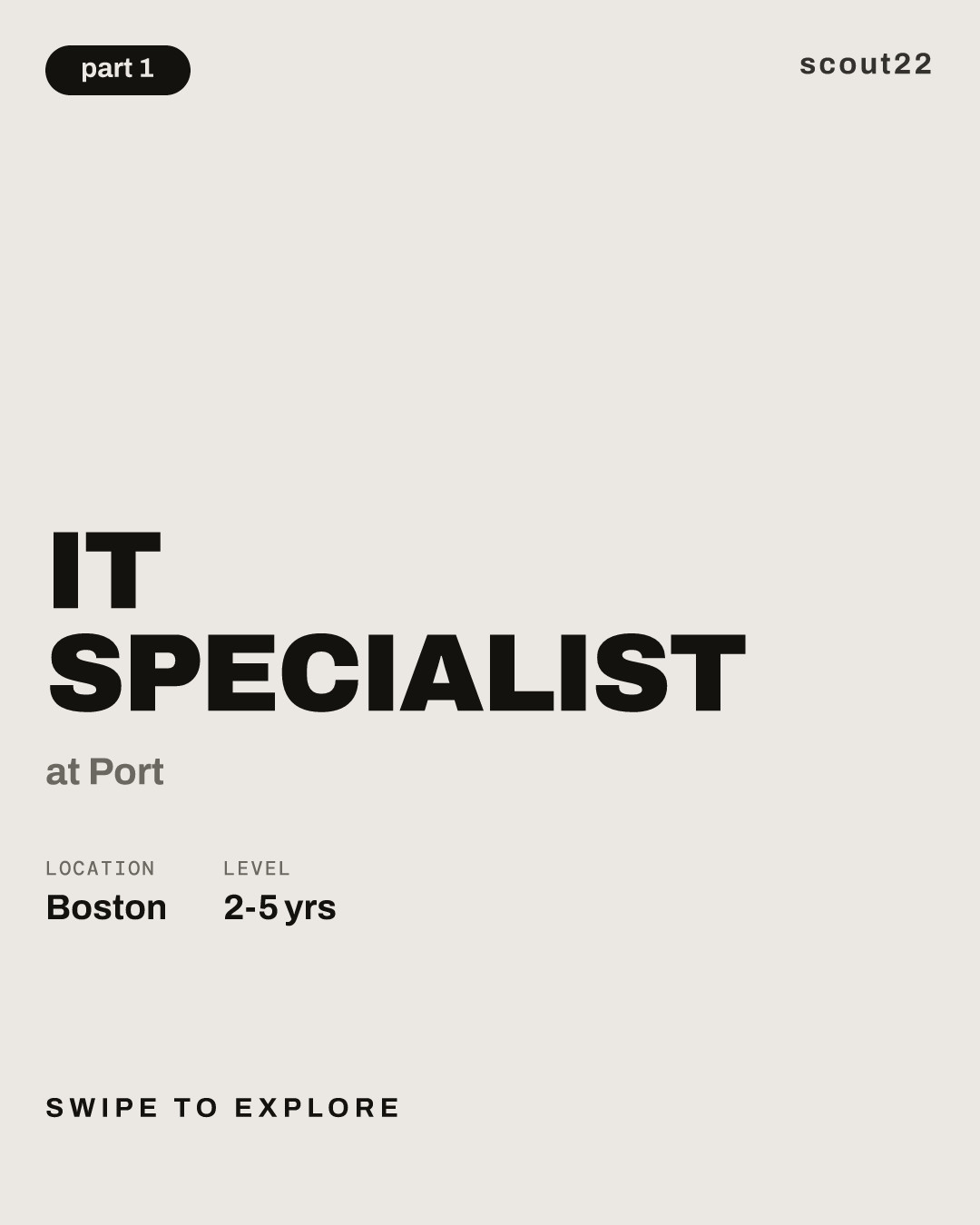 IT Specialist at Port
