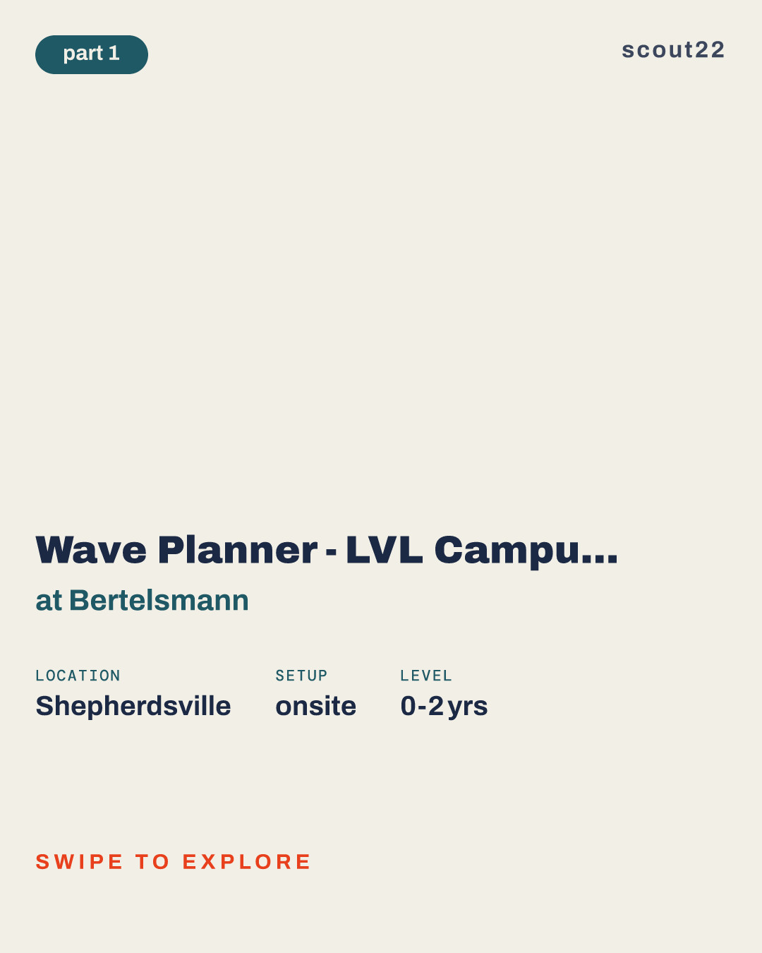 Wave Planner - LVL Campus Support at Bertelsmann