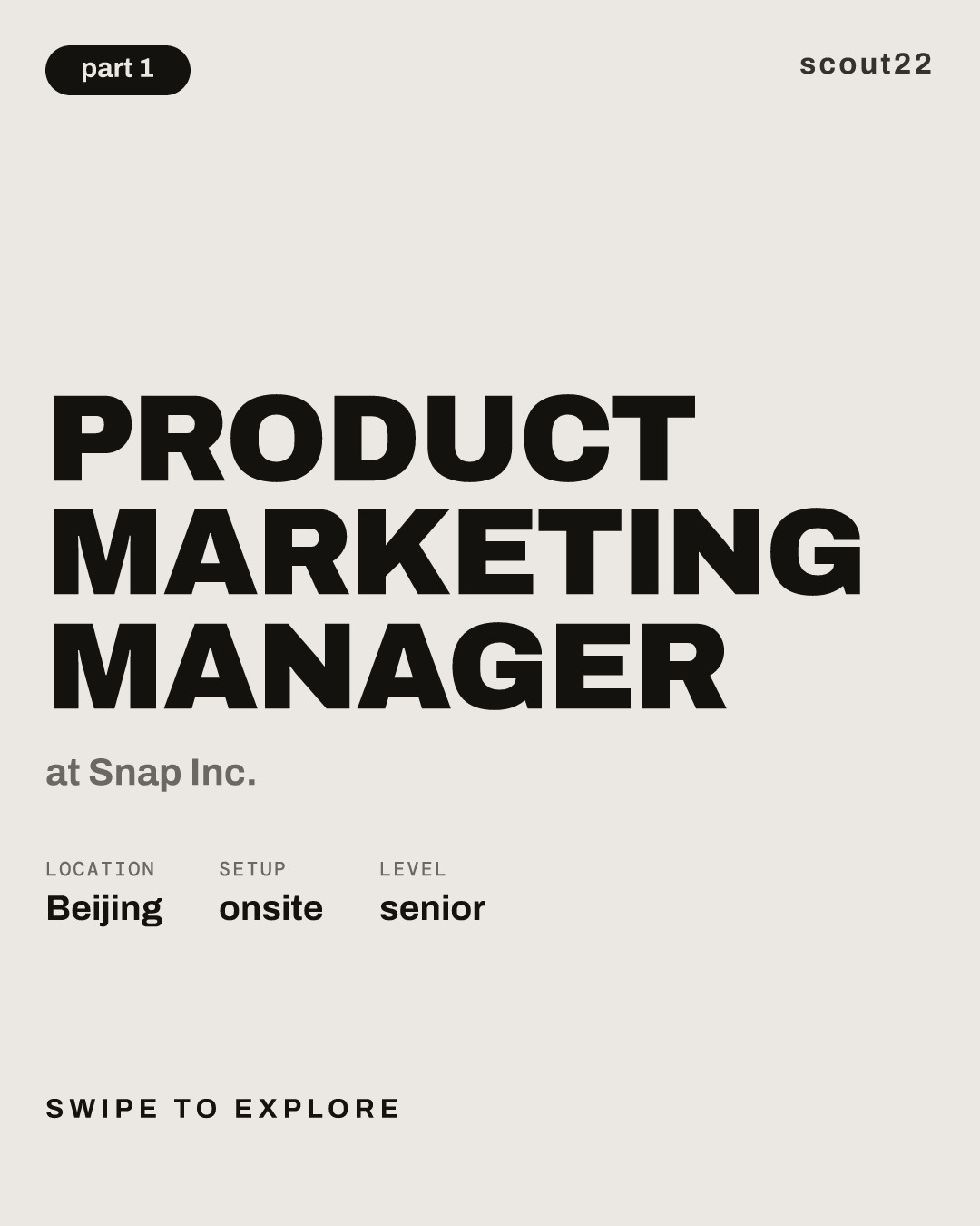Product Marketing Manager at Snap Inc.