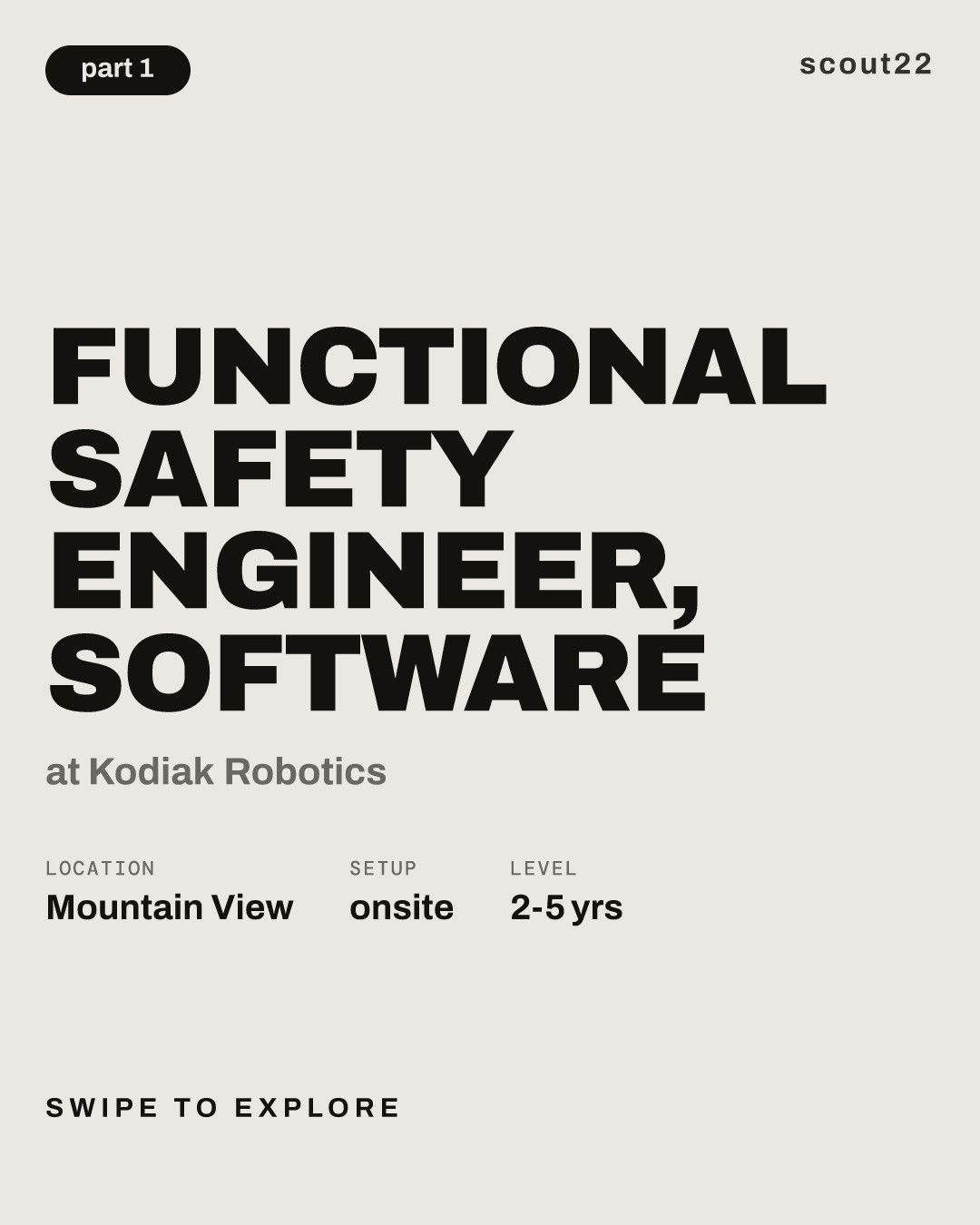 Functional Safety Engineer, Software at Kodiak Robotics