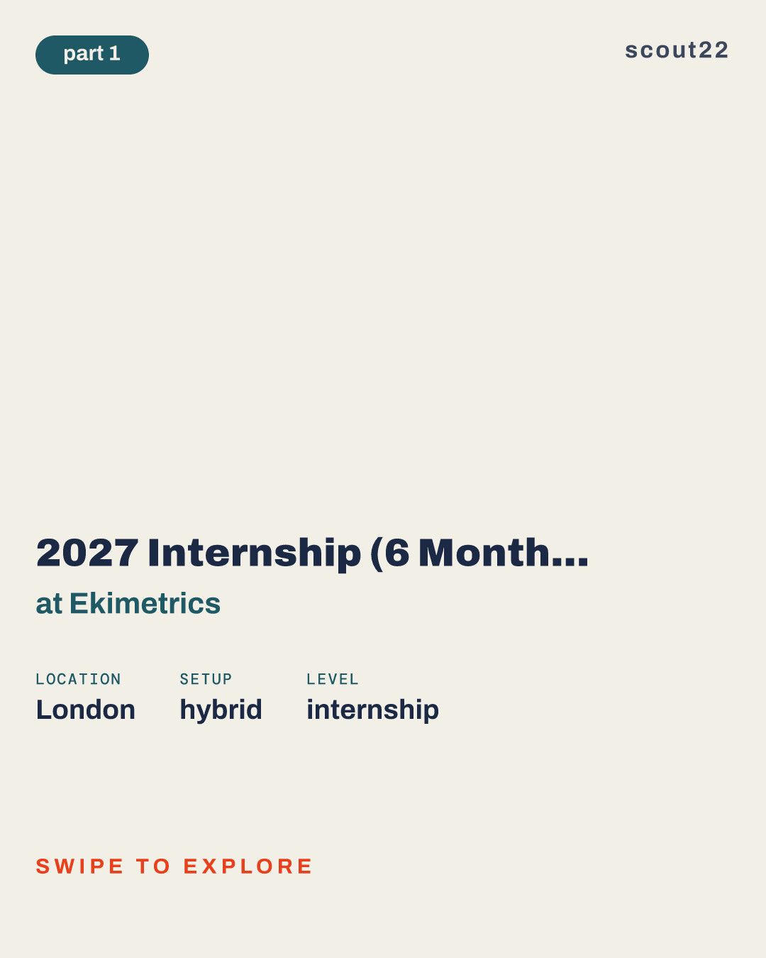 2027 Internship (6 Months) - Data Science & Marketing Effectiveness, London at Ekimetrics