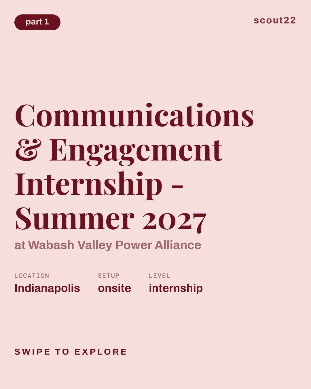 Communications & Engagement Internship - Summer 2027 at Wabash Valley Power Alliance