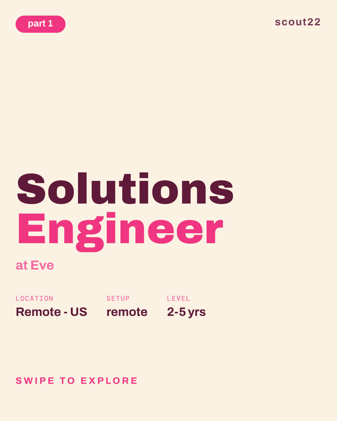 Solutions Engineer at Eve