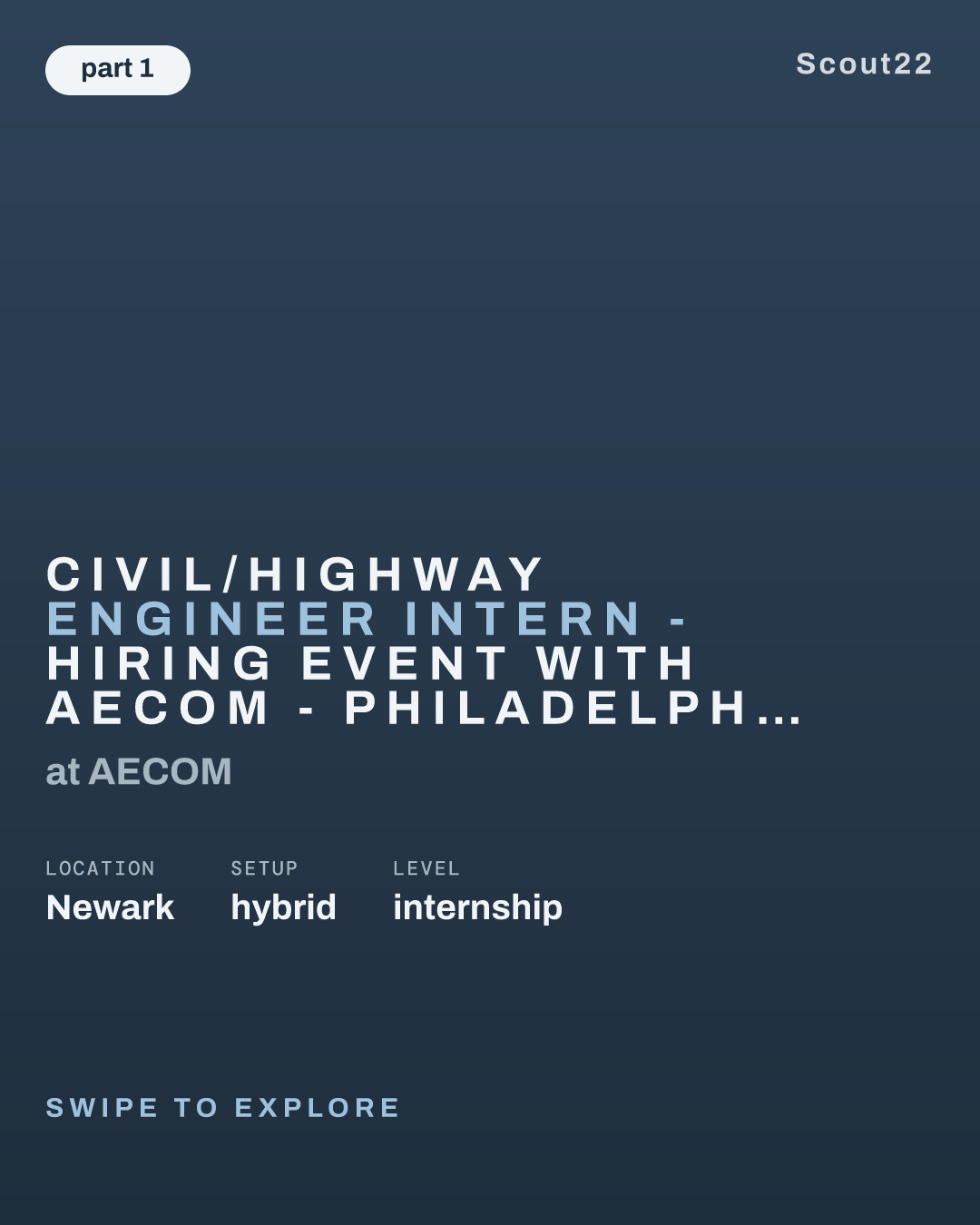 Civil/Highway Engineer Intern - Hiring Event with AECOM - Philadelphia at AECOM