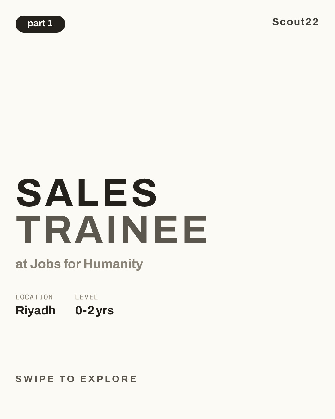 Sales Trainee at Jobs for Humanity