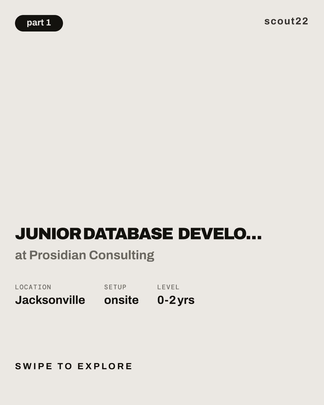 Junior Database Developer | Metrics Business Analysis and Database Development [LCSRON0011010] at Prosidian Consulting