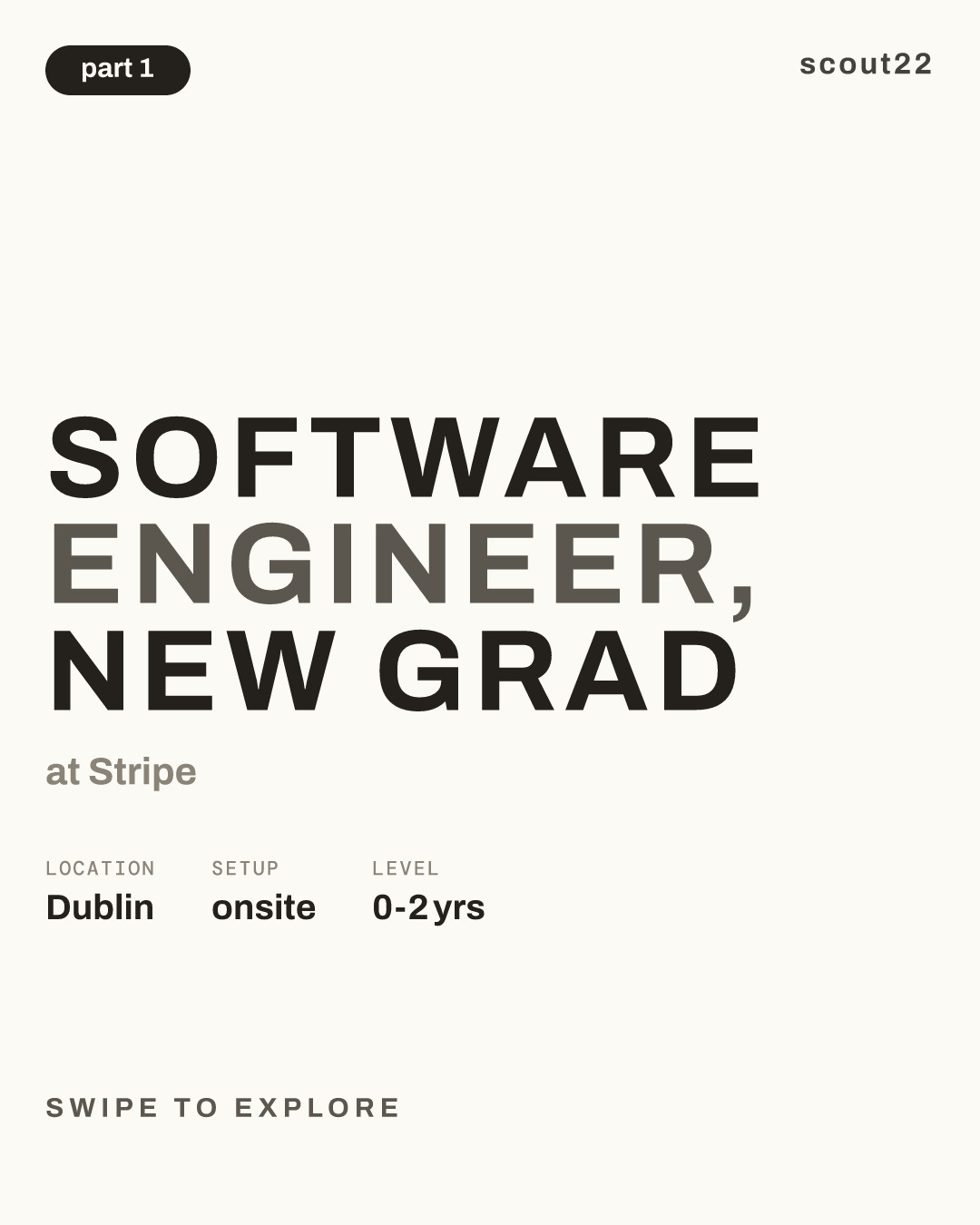 Software Engineer, New Grad at Stripe