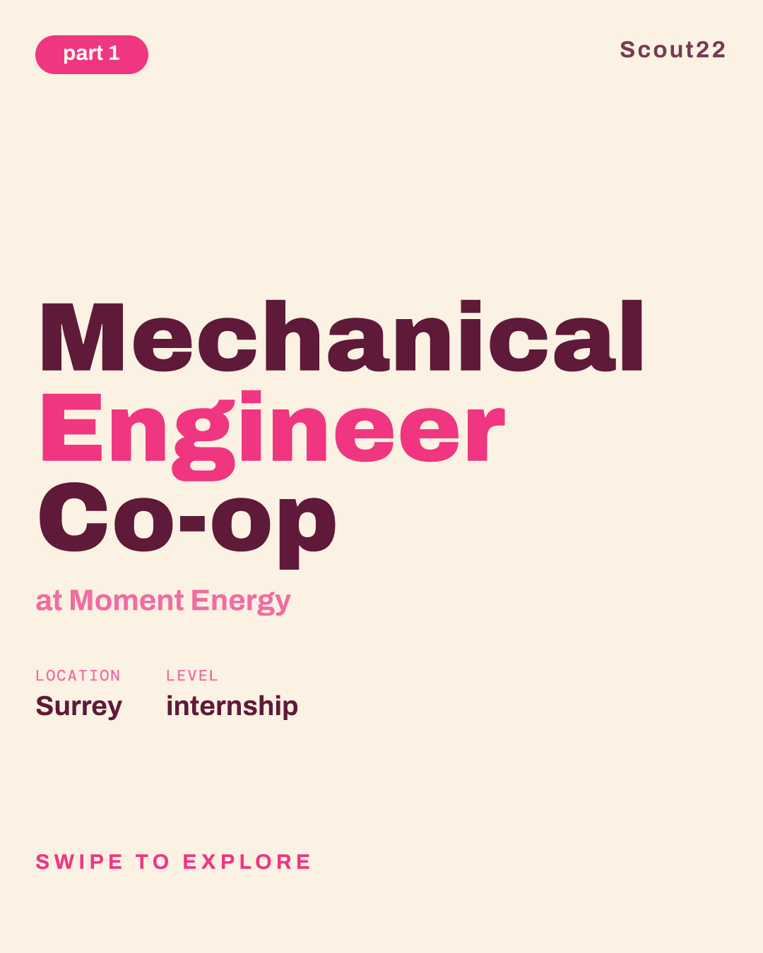 Mechanical Engineer Co-op at Moment Energy