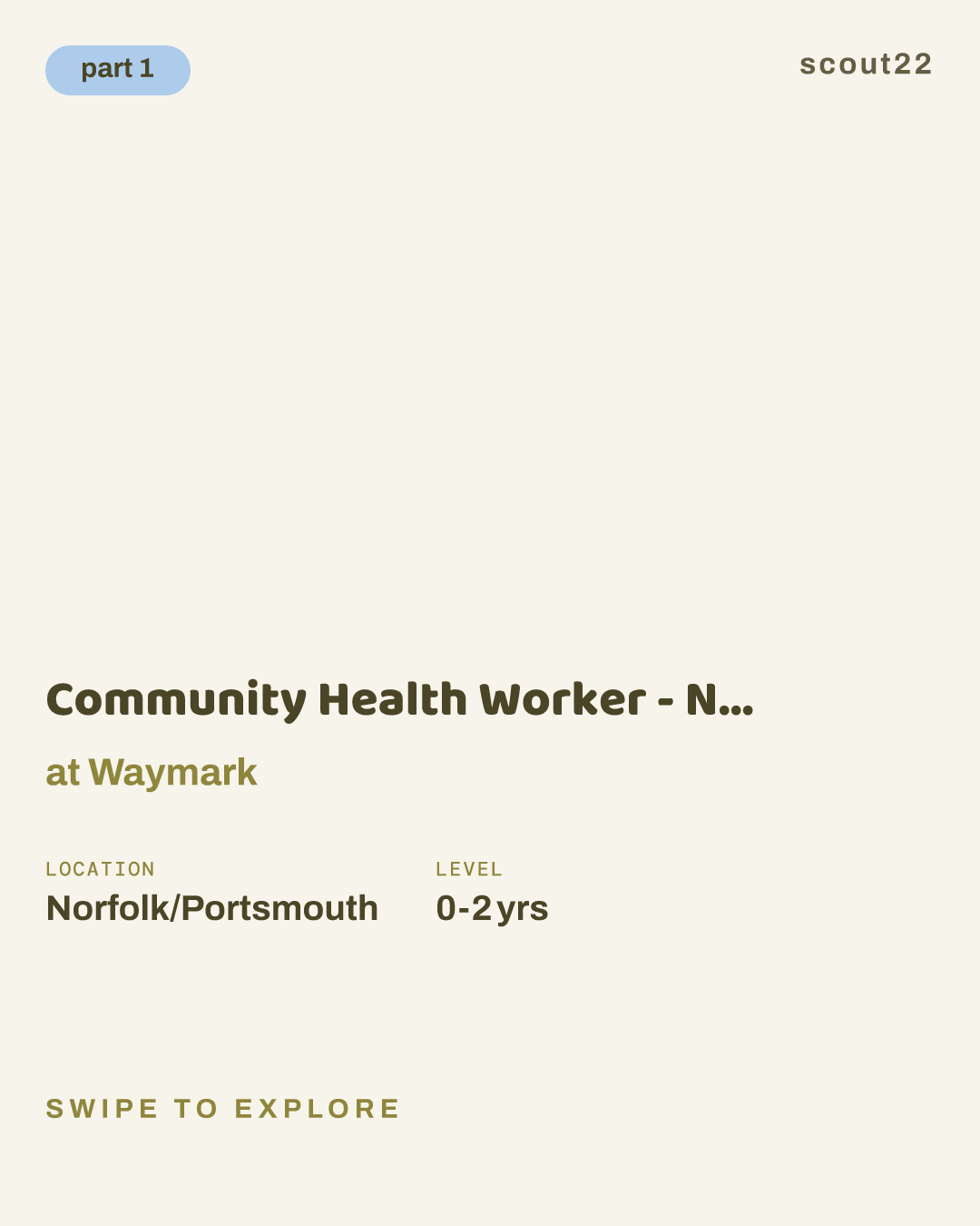 Community Health Worker - Norfolk/Portsmouth, Virginia at Waymark