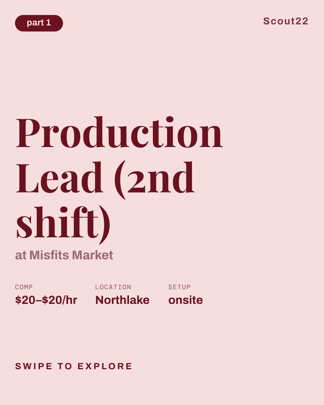 Production Lead (2nd shift) at Misfits Market