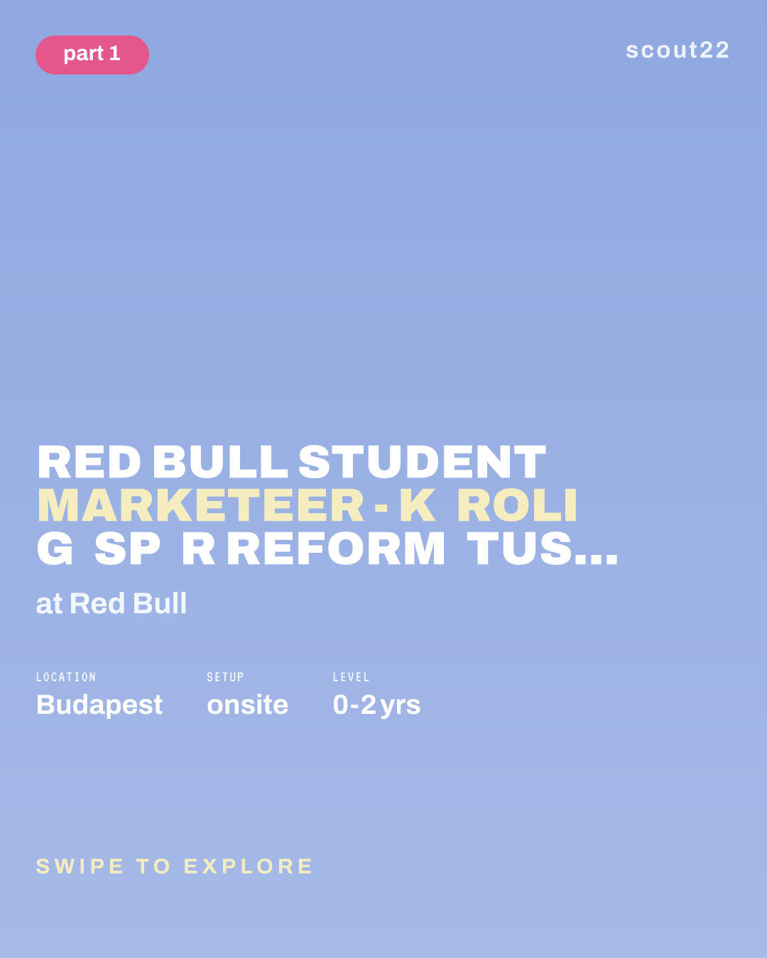 Red Bull Student Marketeer - Károli Gáspár Református Egyetem at Red Bull