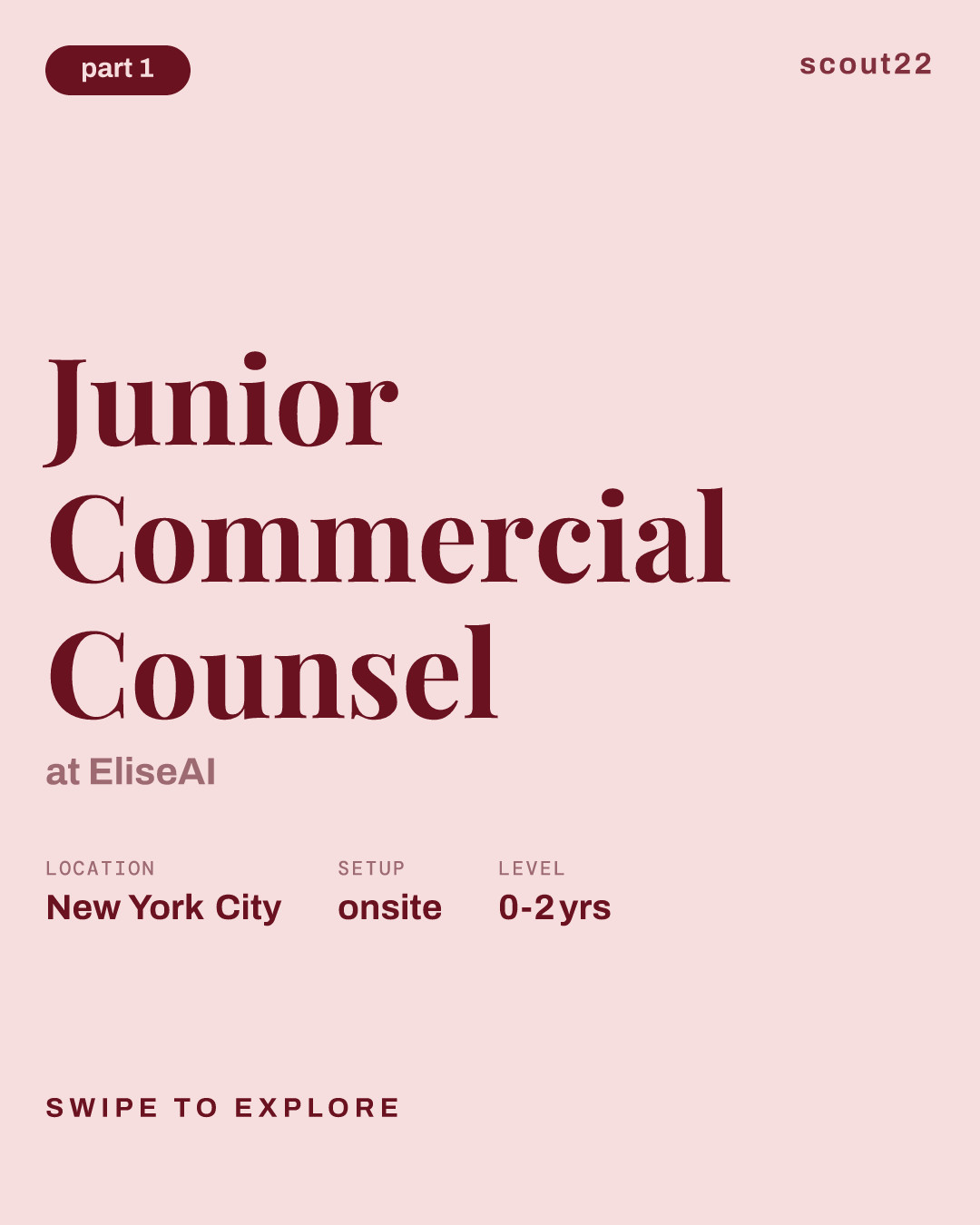 Junior Commercial Counsel at EliseAI