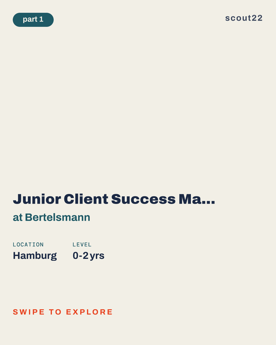 Junior Client Success Manager (m/f/d) at Bertelsmann
