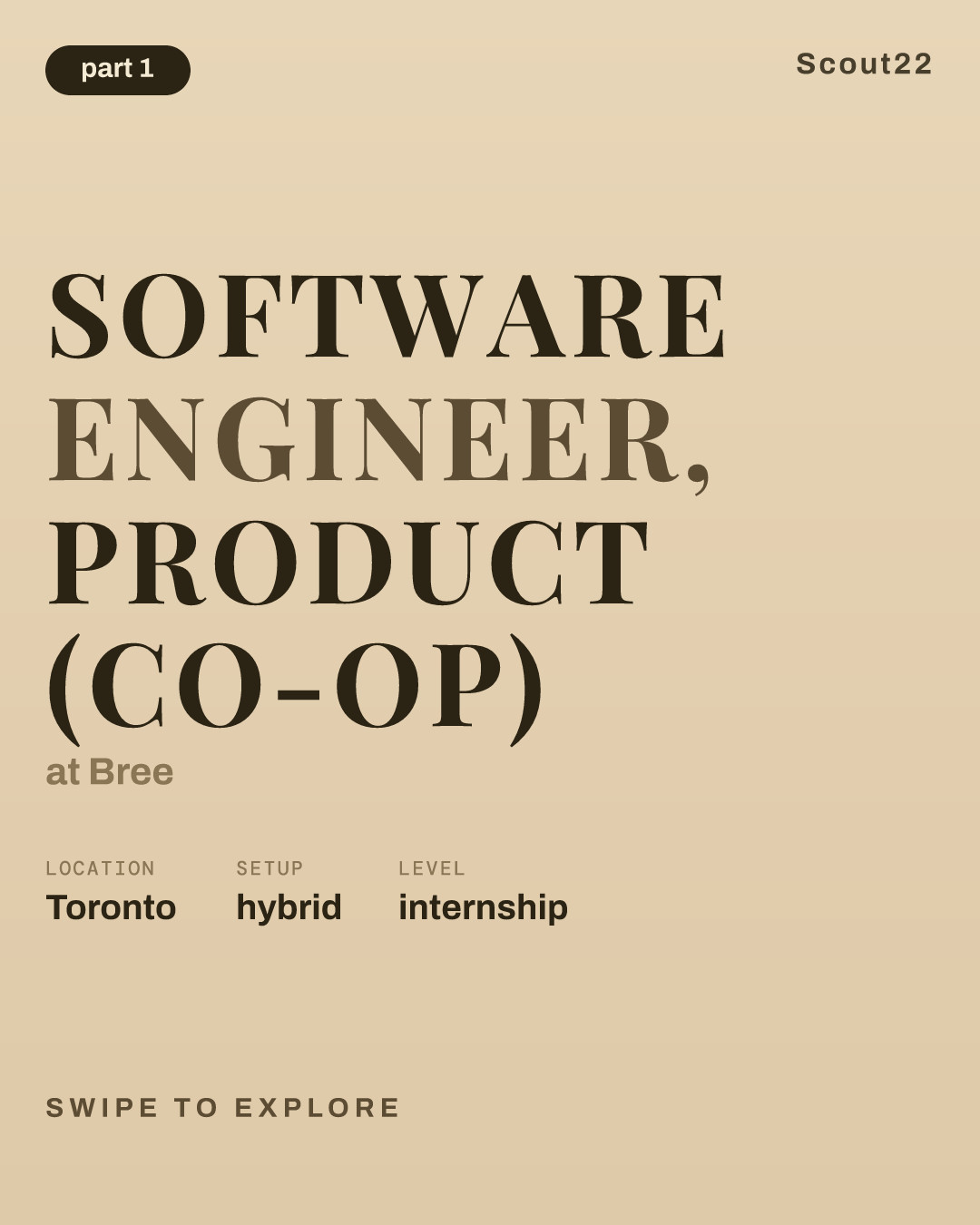 Software Engineer, Product (Co-op) at Bree