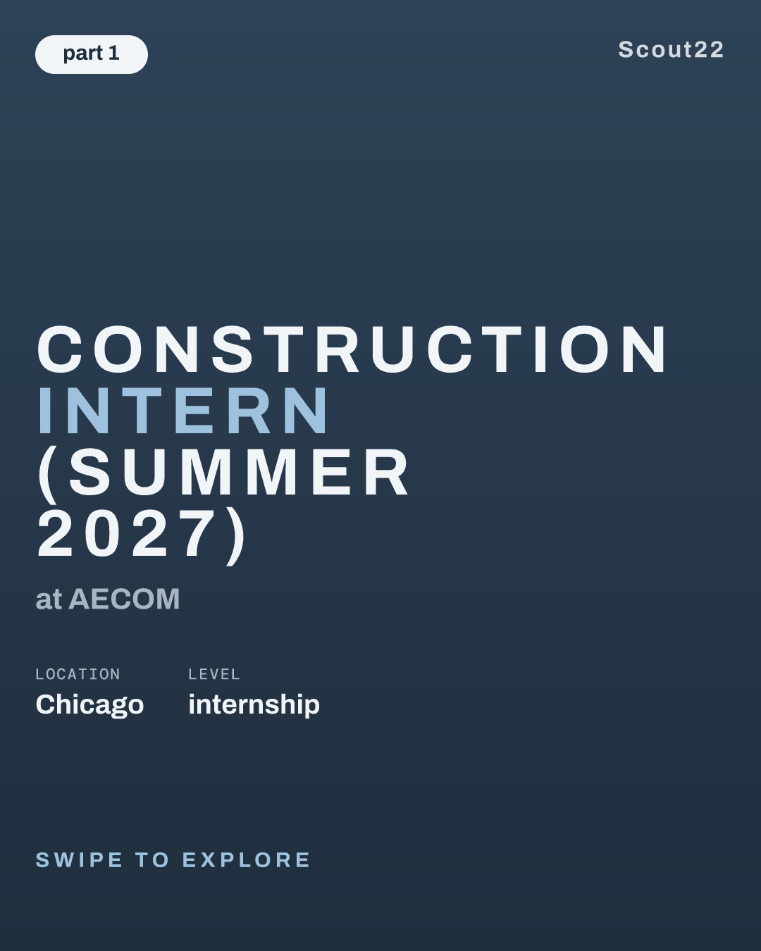 Construction Intern (Summer 2027) at AECOM