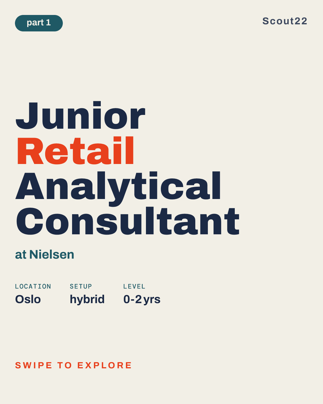 Junior Retail Analytical Consultant at Nielsen